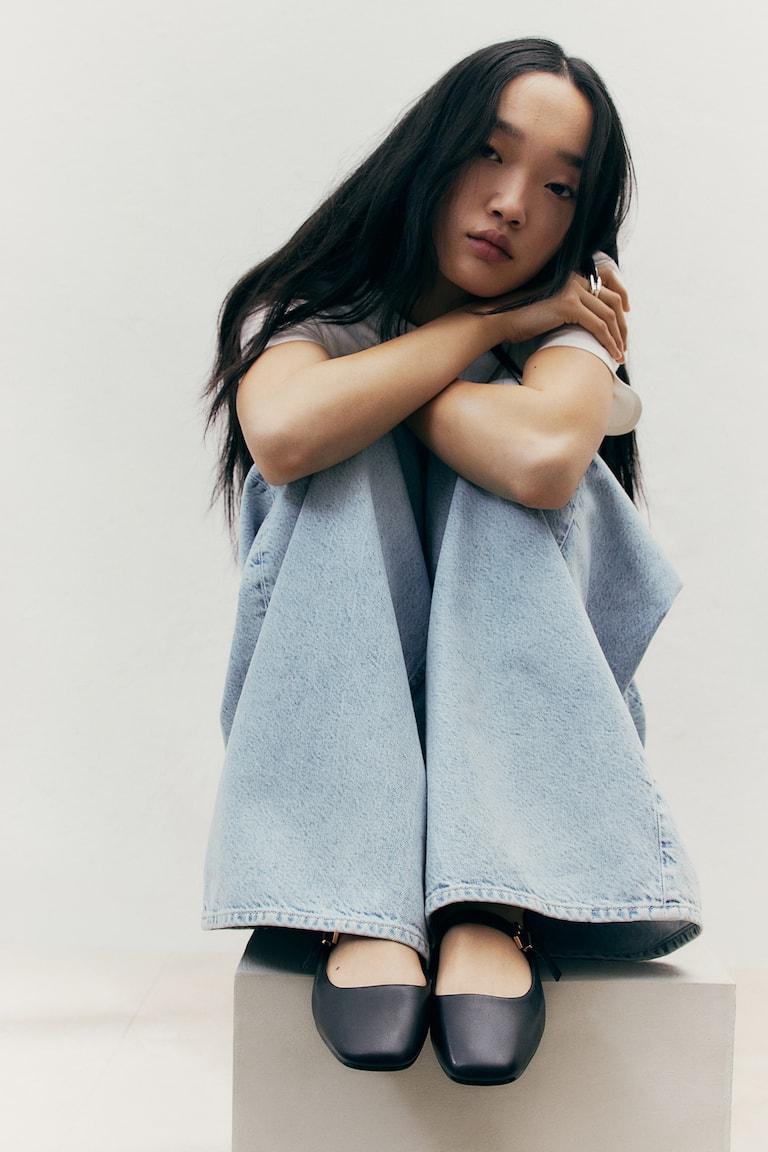 H&M Ballerine Mary Jane - Rosso acceso - DONNA