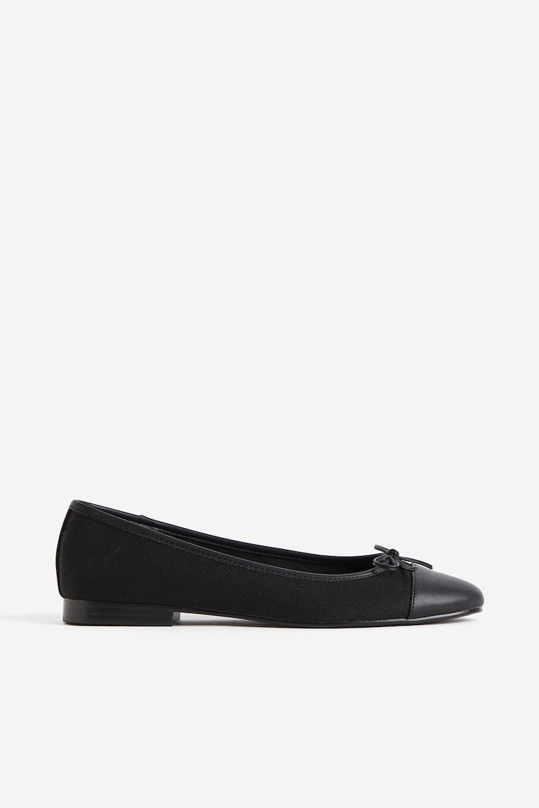 H&M Ballerine - Nero/crema - DONNA