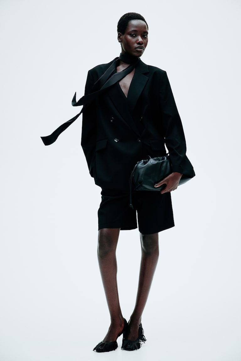 H&M Blazer A Doppio Petto - Bianco - DONNA