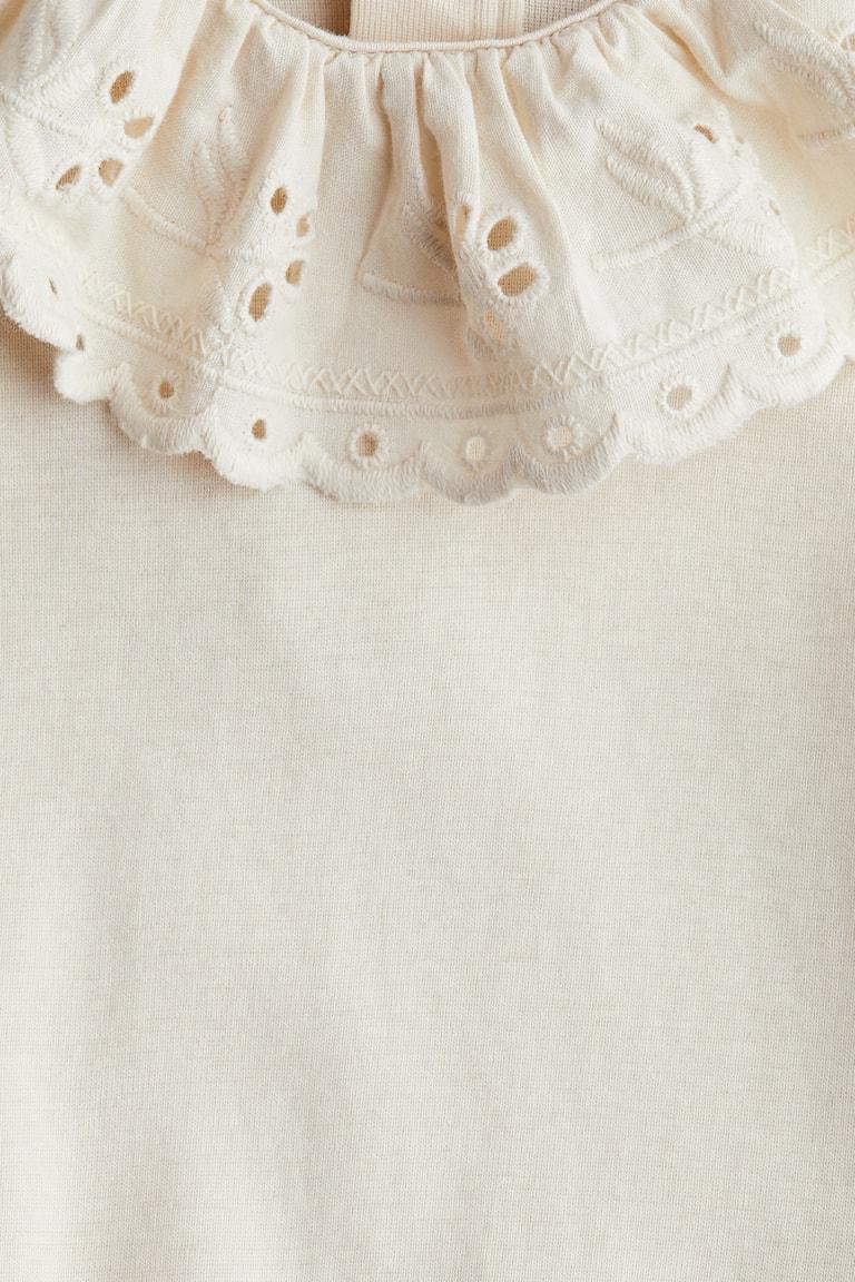 H&M Body Con Colletto - Beige Chiaro - BAMBINO