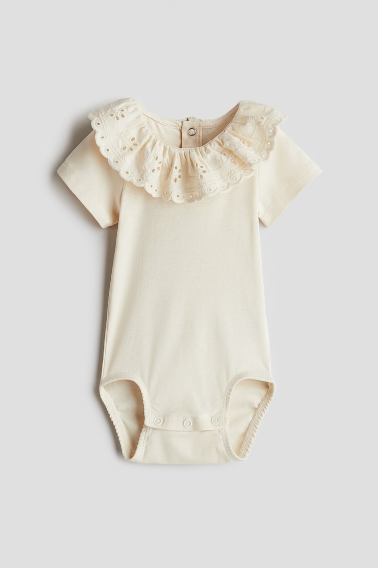 H&M Body con colletto - Beige chiaro - BAMBINO