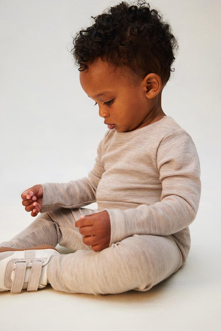 H&M Body In Jersey Di Lana - Grigio Scuro - BAMBINO