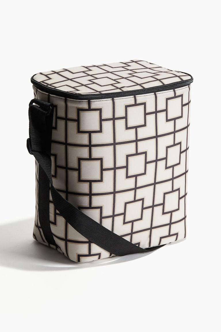H&M Borsa frigo grande - Bianco/fantasia - HOME