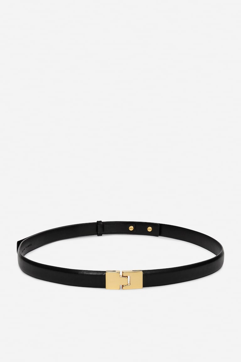 H&M Buckle Leather Belt - Marrone - DONNA