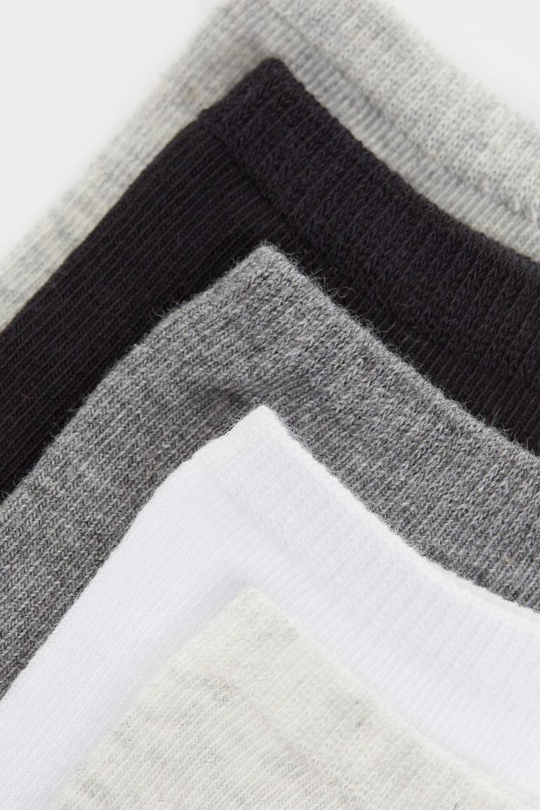 H&M Calze 10 Paia - Grigio/nero/bianco - BAMBINO