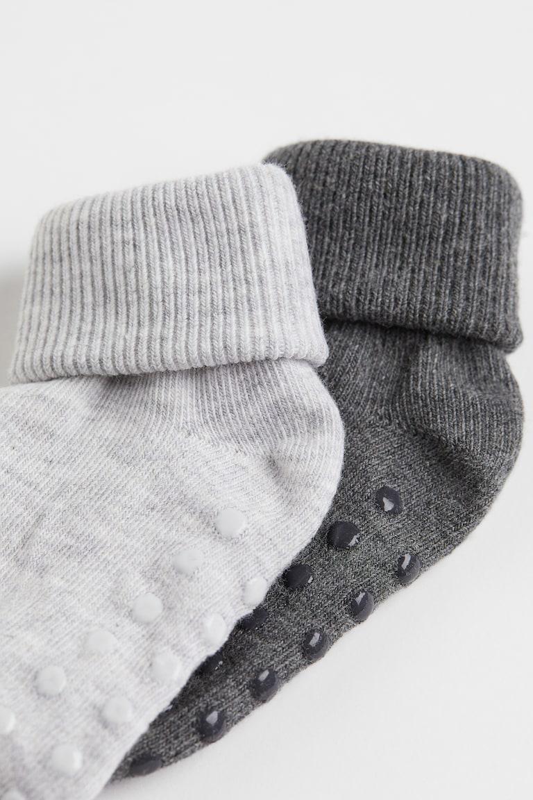 H&M Calze Antiscivolo 5 Paia - Rosa/bianco - BAMBINO