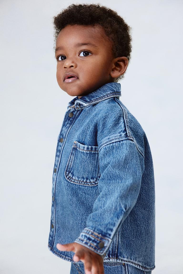 H&M Camicia in denim - Blu denim - BAMBINO