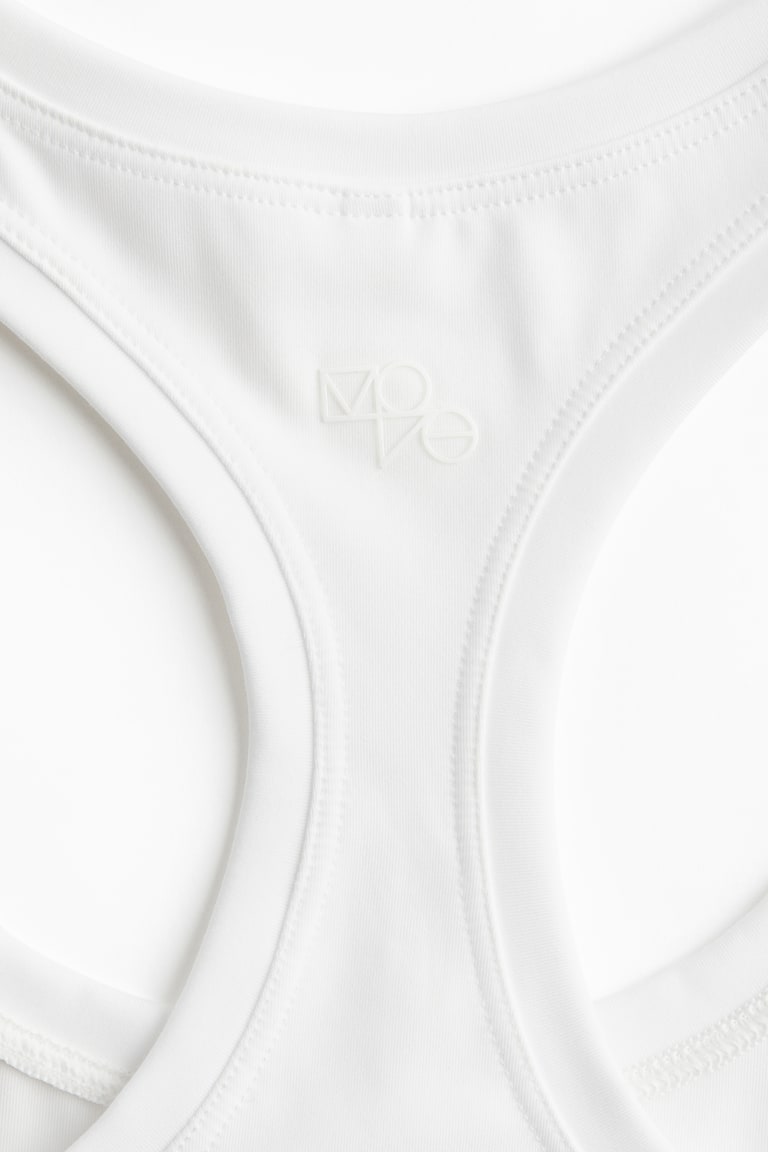 H&M Canotta Sportiva Con SoftMove™ - Bianco - DONNA