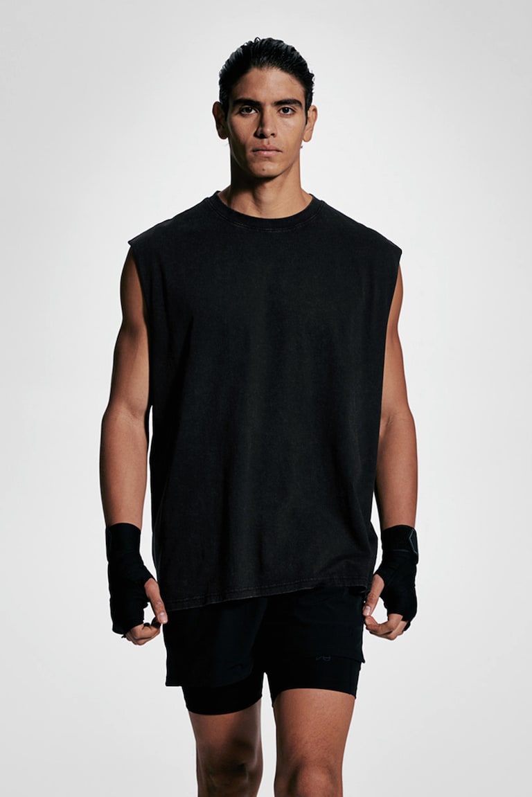 H&M Canotta Sportiva Loose Fit - Nero - UOMO