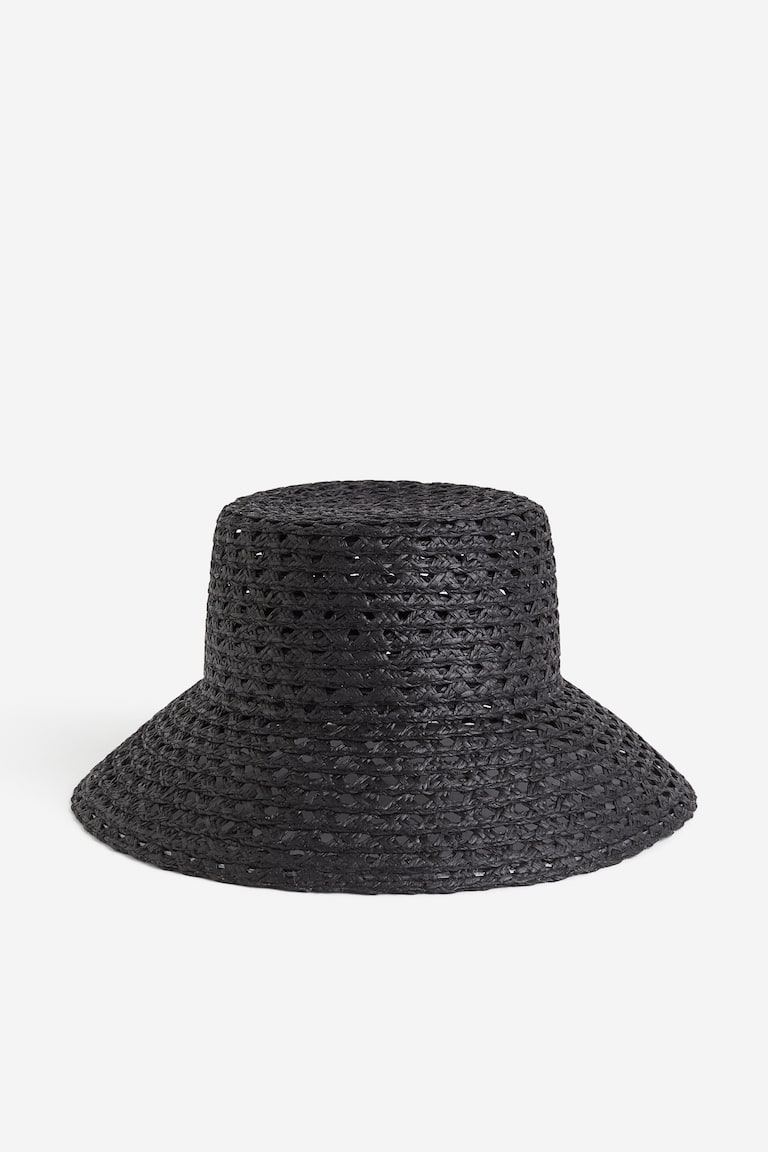 H&M Cappello In Paglia - Nero - DONNA