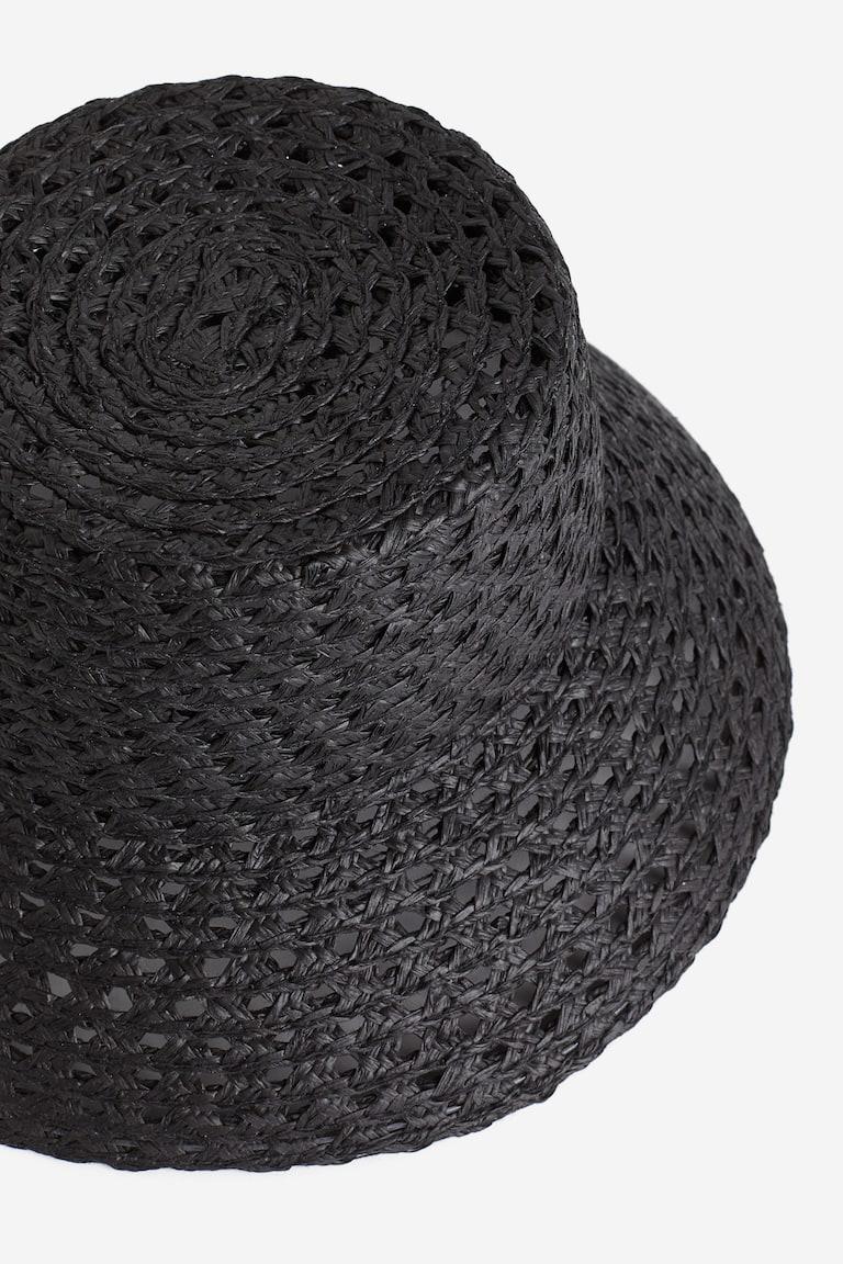 H&M Cappello In Paglia - Nero - DONNA
