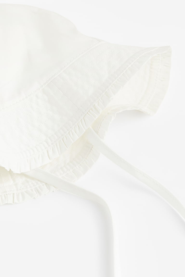 H&M Cappello Per Il Sole In Cotone - Bianco - BAMBINO
