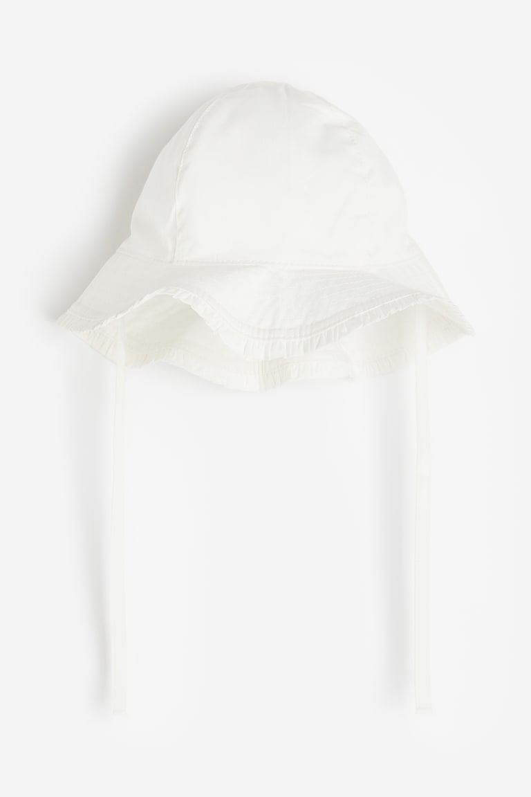 H&M Cappello per il sole in cotone - Bianco - BAMBINO