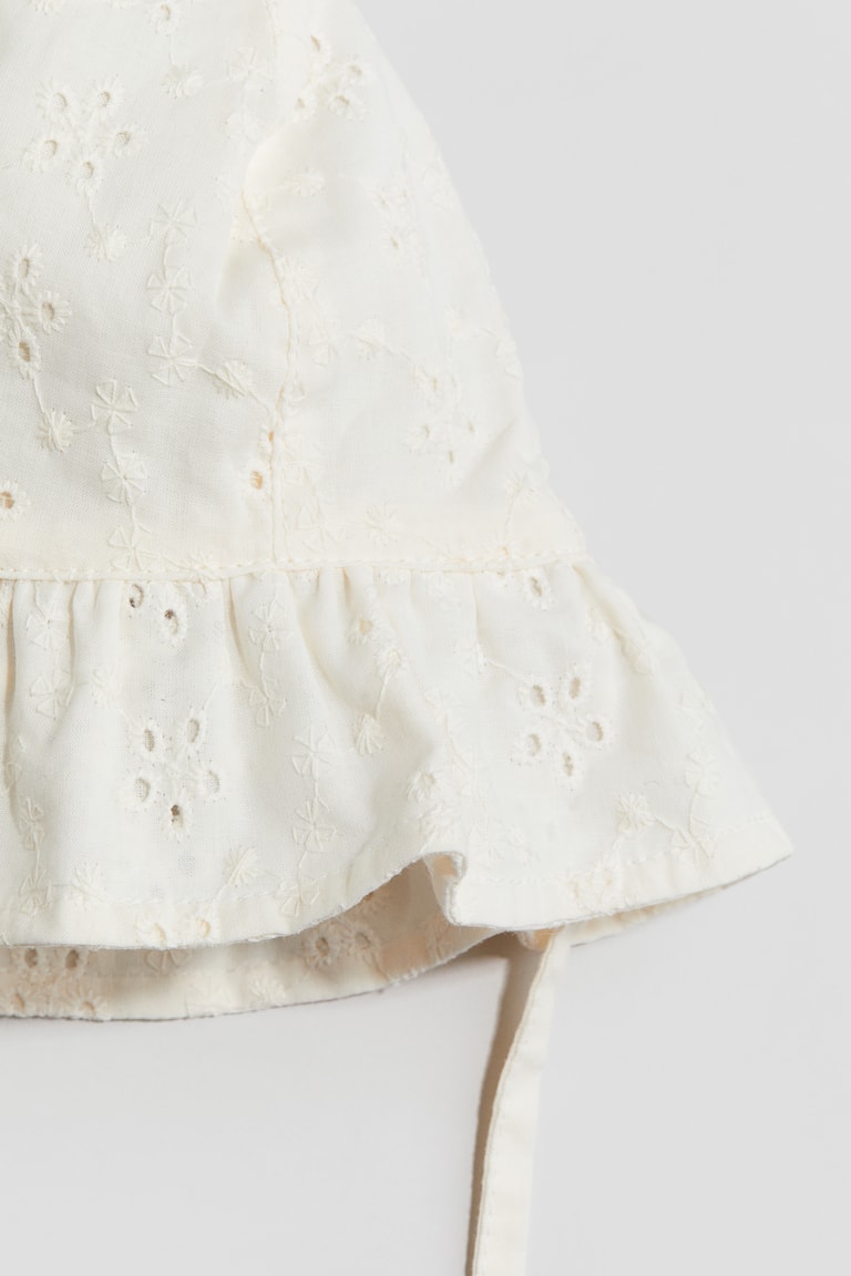 H&M Cappello Per Il Sole In Sangallo - Crema - BAMBINO