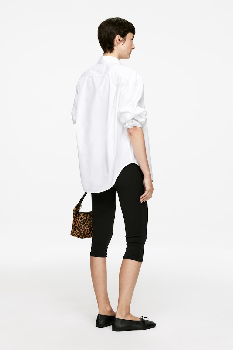 H&M Capri Leggings - Bordeaux - DONNA