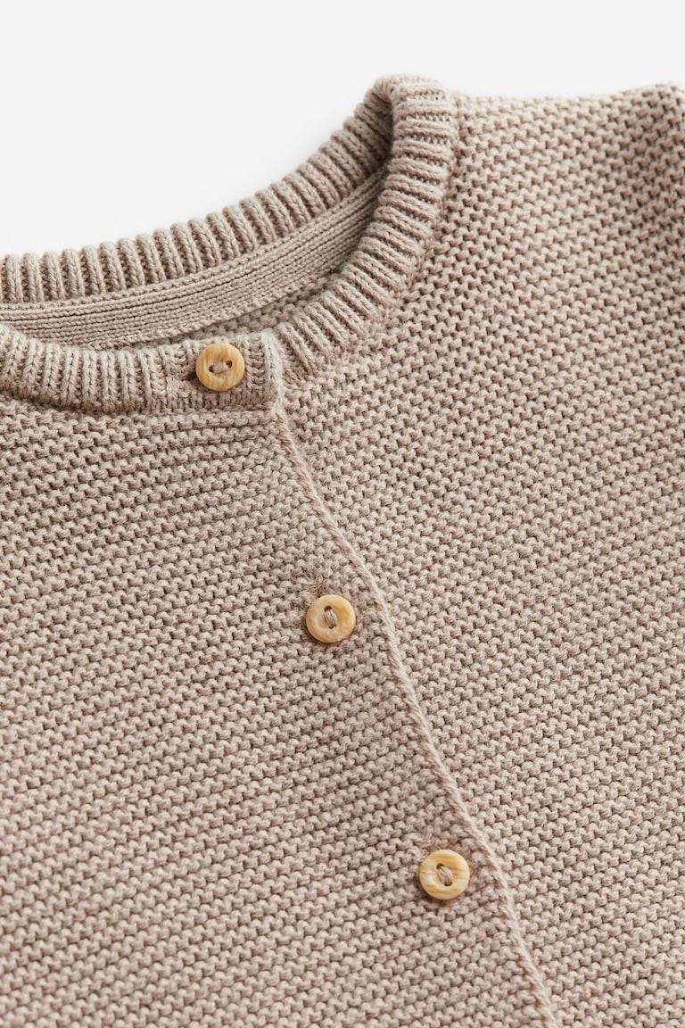 H&M Cardigan In Maglia - Beige Chiaro - BAMBINO