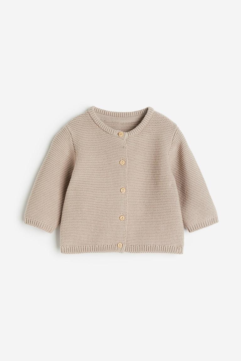 H&M Cardigan in maglia - Beige chiaro - BAMBINO