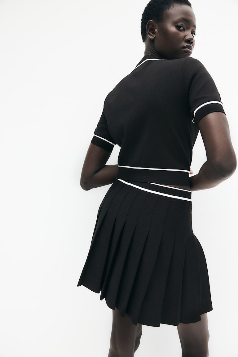 H&M Cardigan In Maglia Fitta - Nero - DONNA