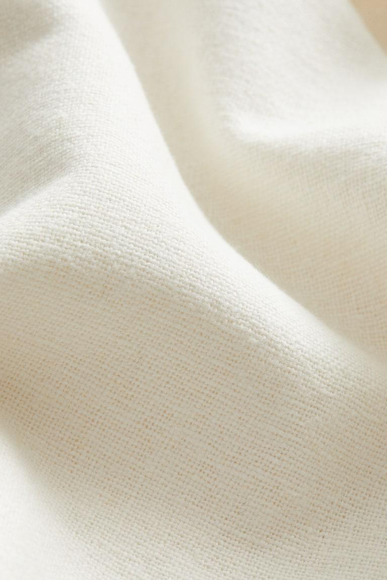 H&M Copricuscino In Misto Lino - Marrone Scuro - HOME