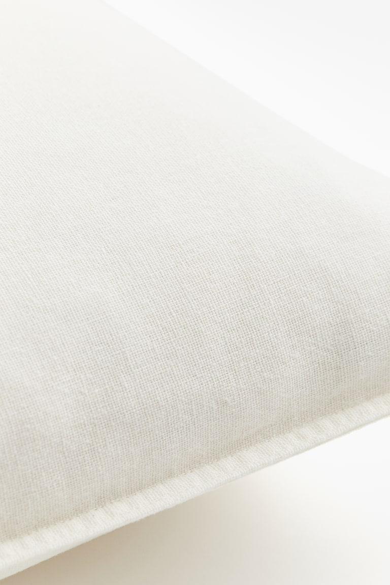 H&M Copricuscino In Misto Lino - Marrone Scuro - HOME