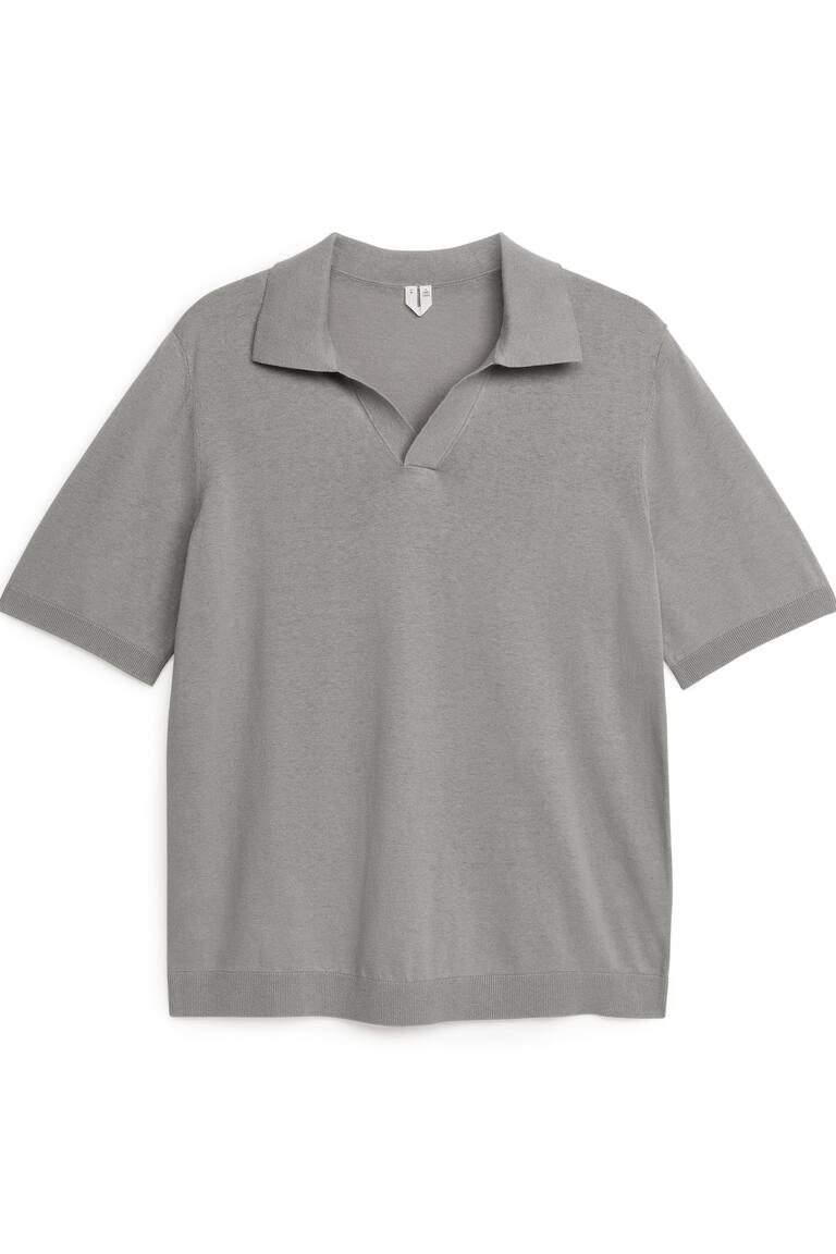 H&M Cotton Linen Polo Shirt - Talpa - UOMO