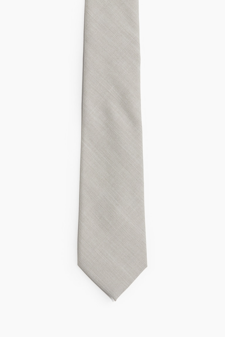 H&M Cravatta - Grigio scuro - UOMO