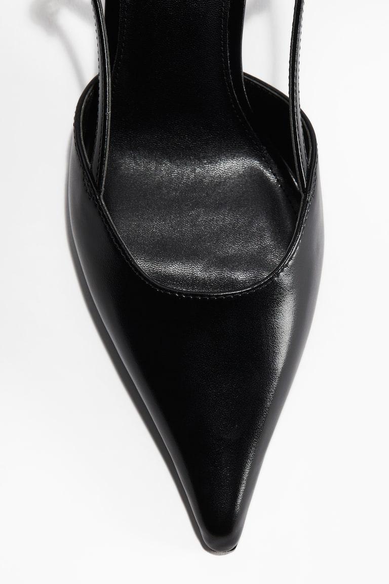 H&M Décolleté A Punta Modello Slingback - Nero - DONNA
