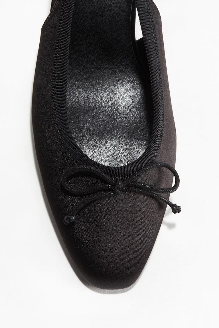 H&M Décolletés Modello Slingback - Nero - DONNA