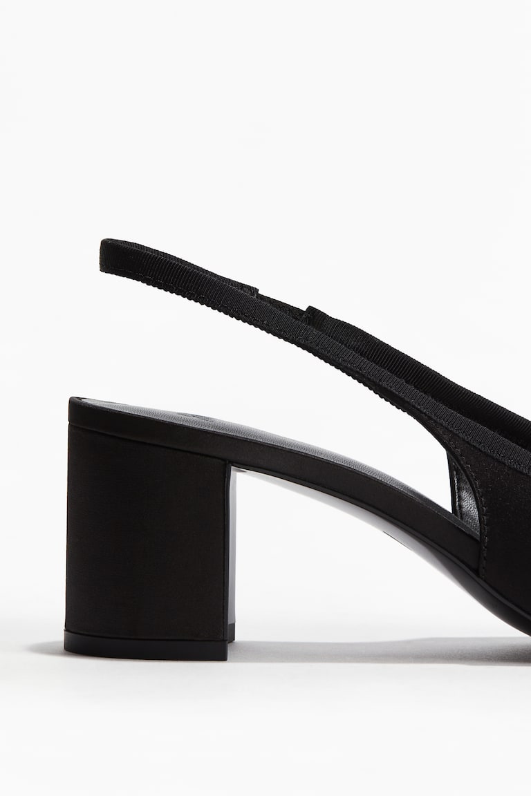 H&M Décolletés Modello Slingback - Nero - DONNA