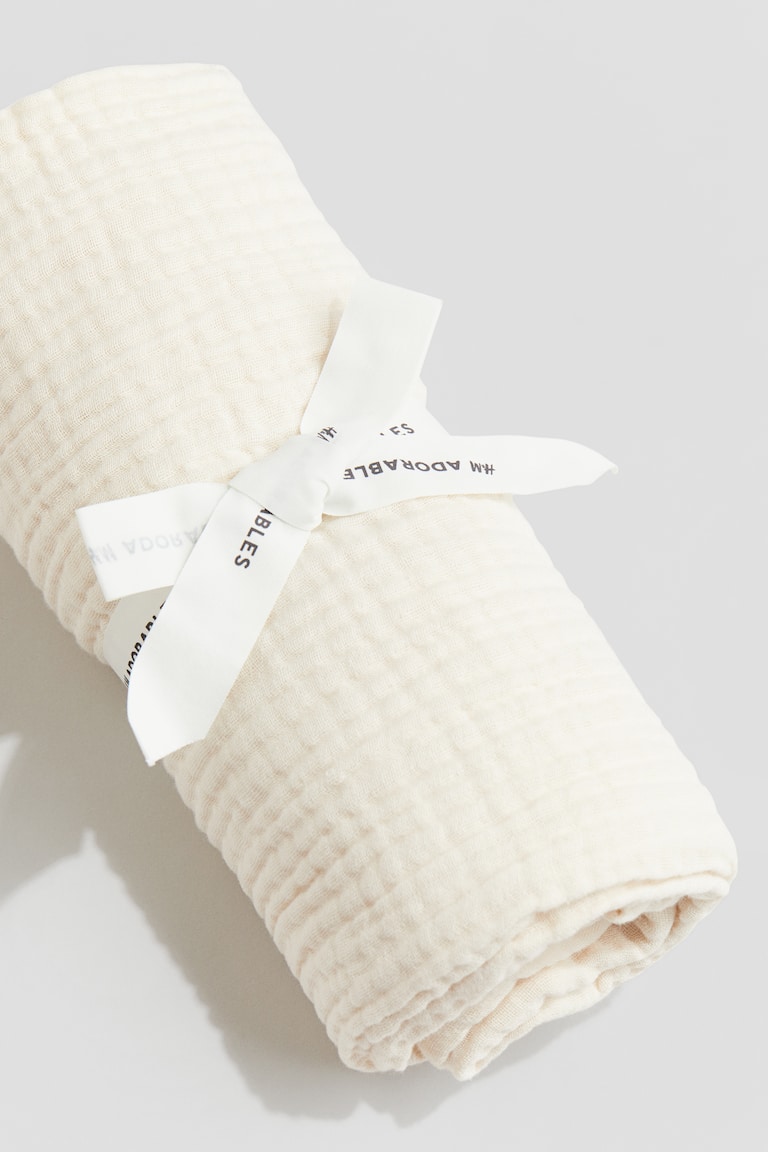 H&M Doudou In Mussola Di Cotone - Beige Chiaro - HOME