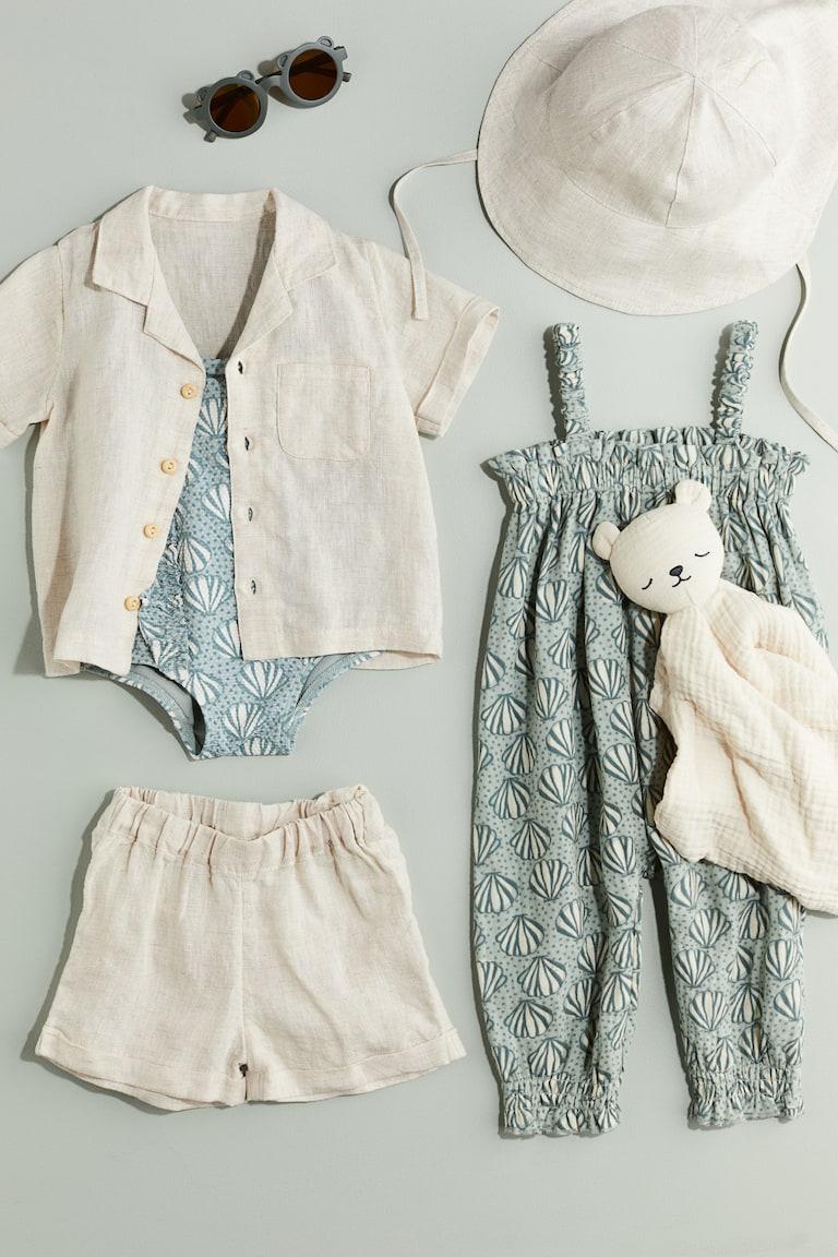 H&M Doudou In Mussola Di Cotone - Beige/orso - HOME