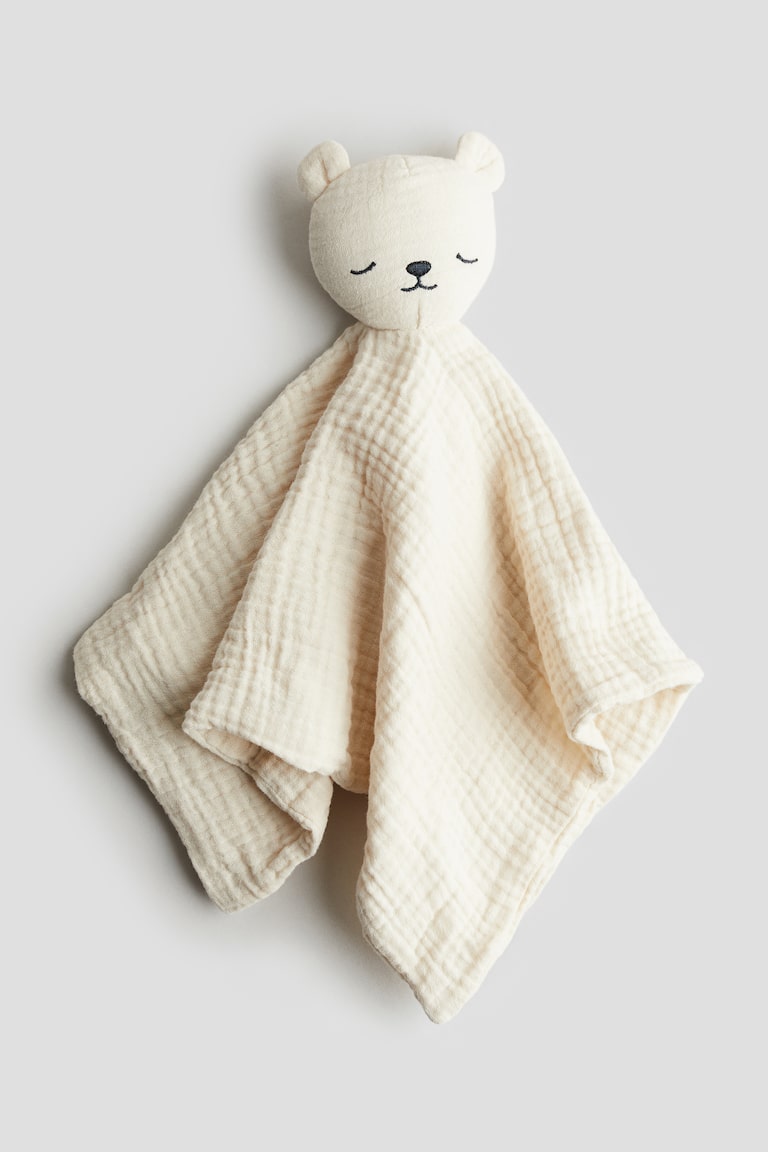 H&M Doudou in mussola di cotone - Beige/orso - HOME