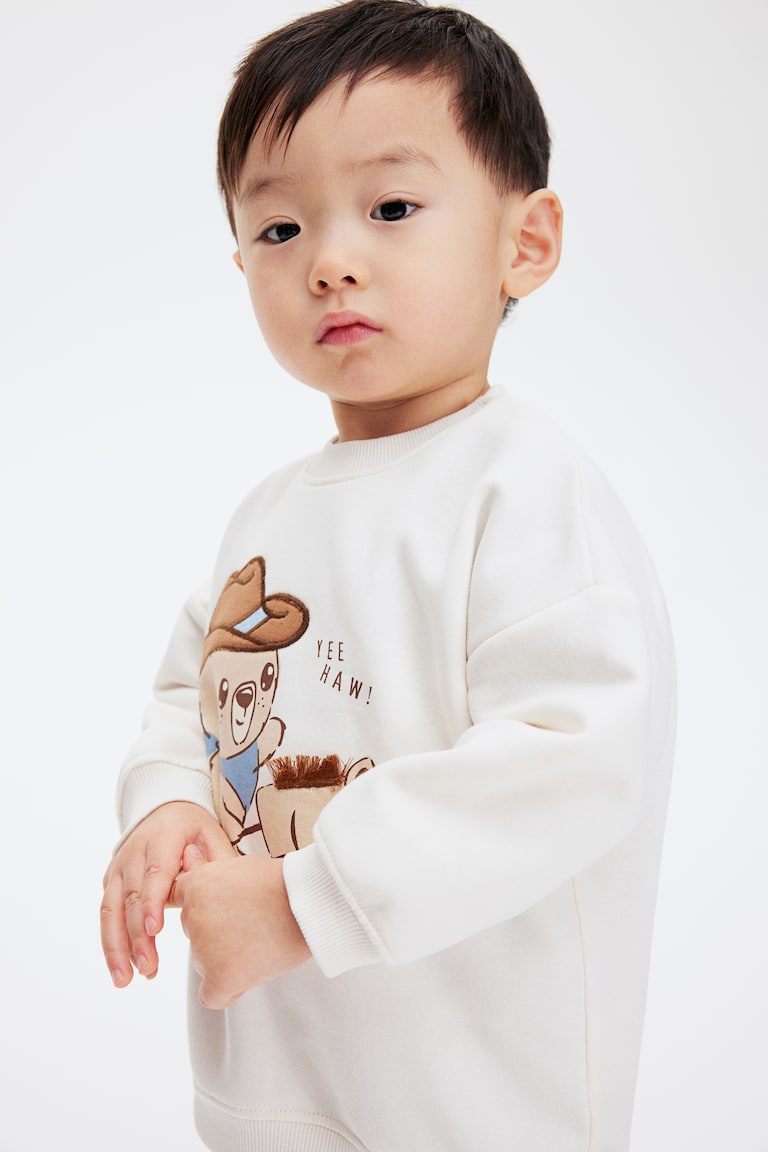 H&M Felpa Con Motivi - Turchese/Dinoriffic - BAMBINO