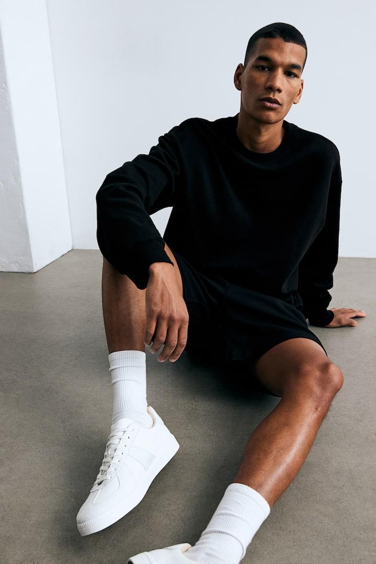 H&M Felpa Loose Fit - Nero - UOMO