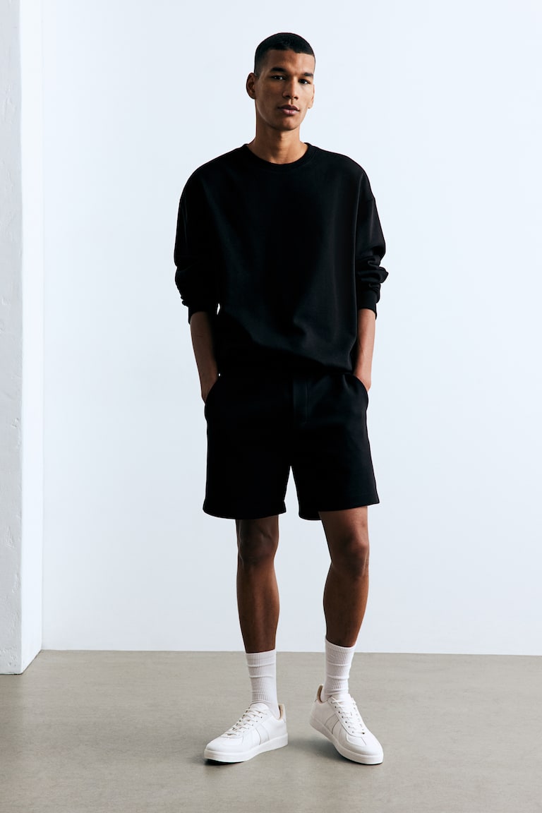 H&M Felpa Loose Fit - Nero - UOMO