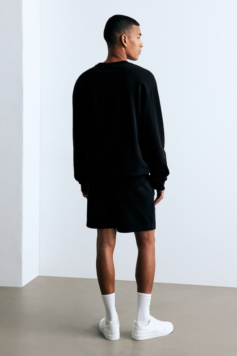 H&M Felpa Loose Fit - Nero - UOMO