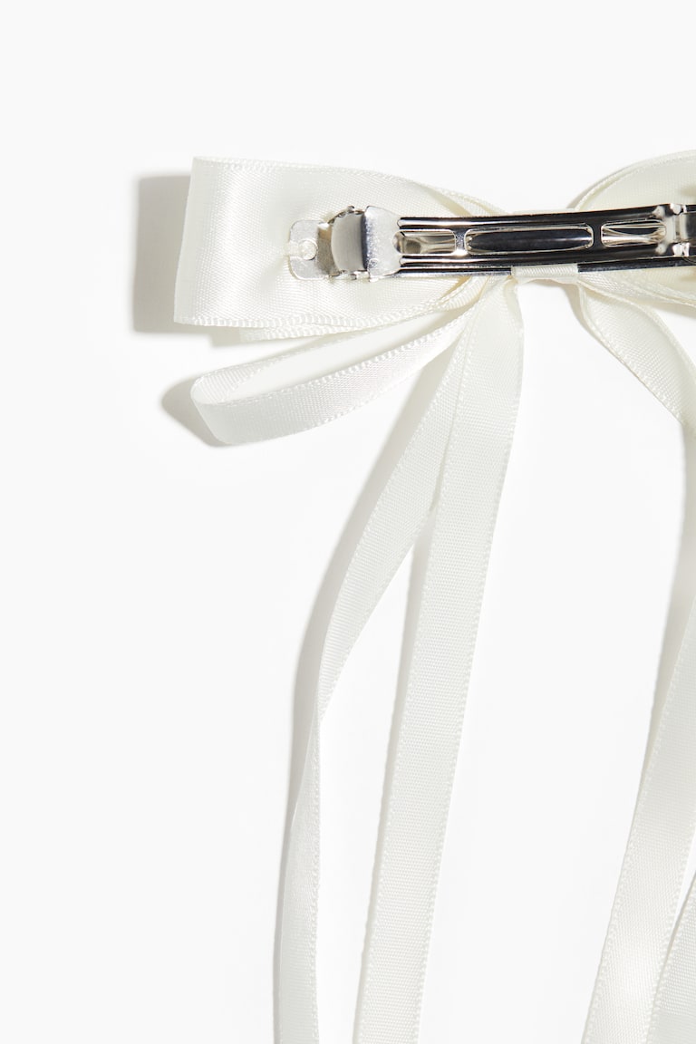 H&M Fermaglio Per Capelli Con Fiocco - Nero - DONNA