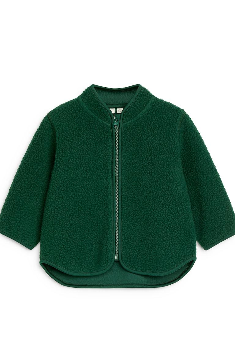 H&M Fleece Jacket - Bianco sporco - BAMBINO