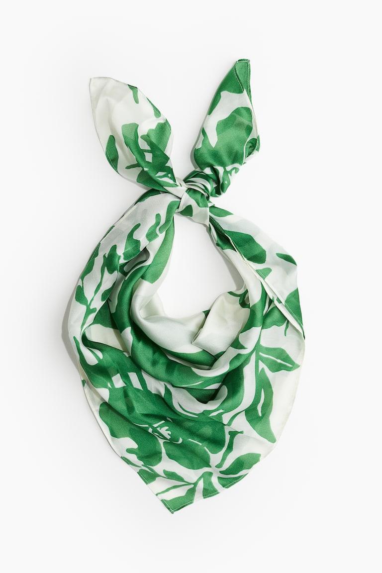 H&M Foulard Fantasia - Blu Polvere/fantasia - DONNA