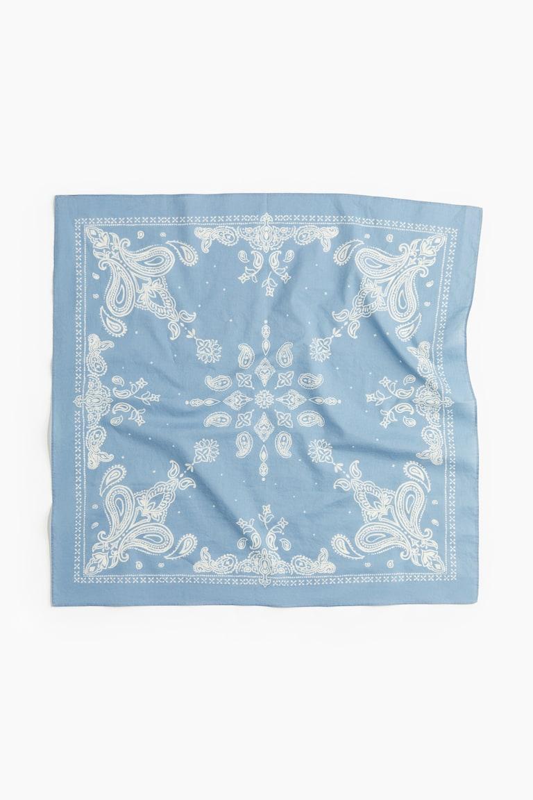 H&M Foulard fantasia - Verde salvia/fantasia - UOMO