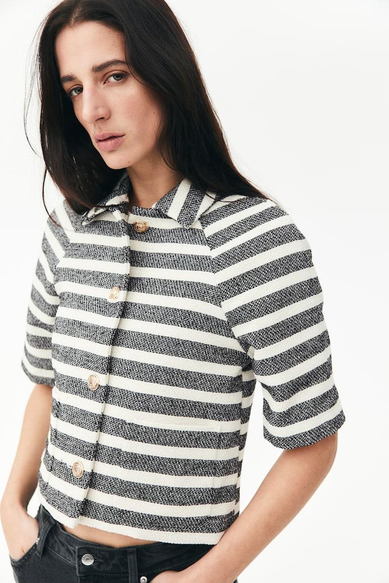 H&M Giacca a maniche corte - Bianco - DONNA