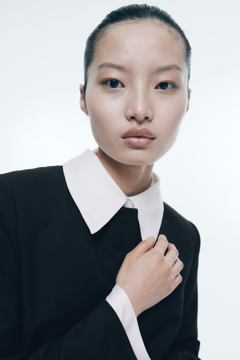 H&M Giacca Aderente - Nero - DONNA