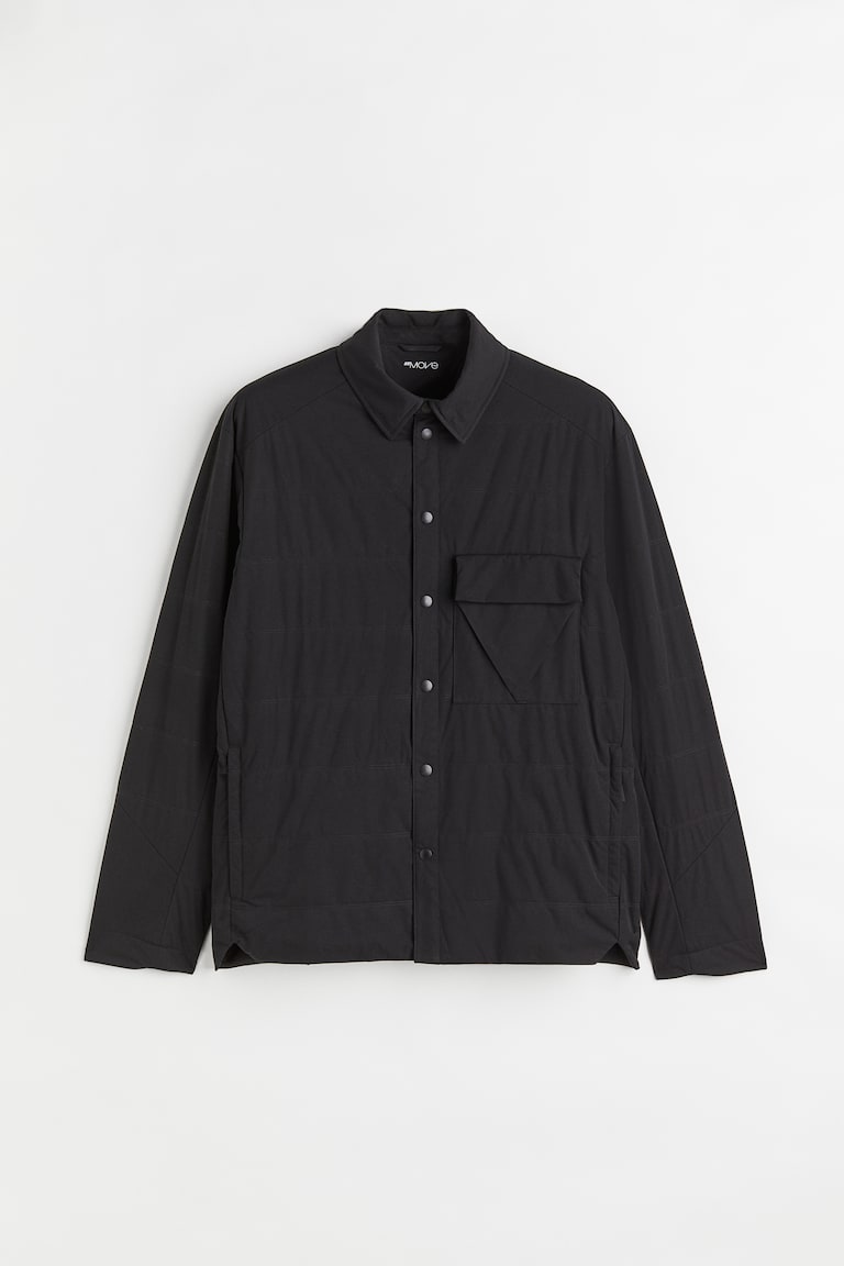 H&M Giacca-camicia da outdoor - Nero - UOMO