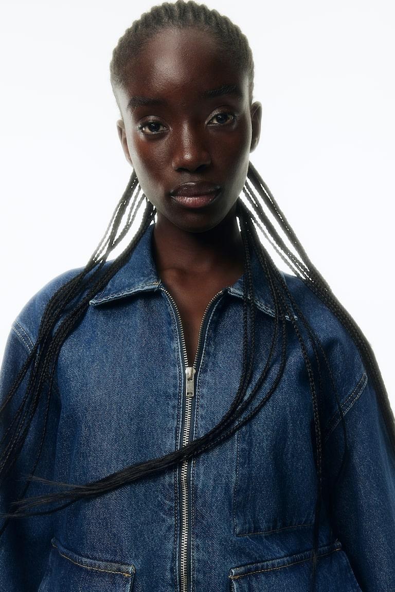 H&M Giacca in denim - Crema - DONNA