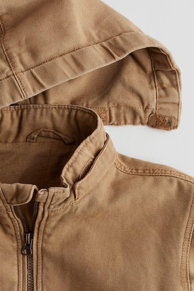 H&M Giacca In Tela Di Cotone - Beige Scuro - BAMBINO