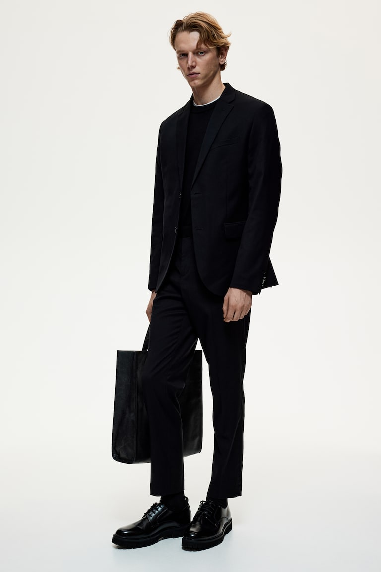 H&M Giacca Slim Fit - Beige - UOMO