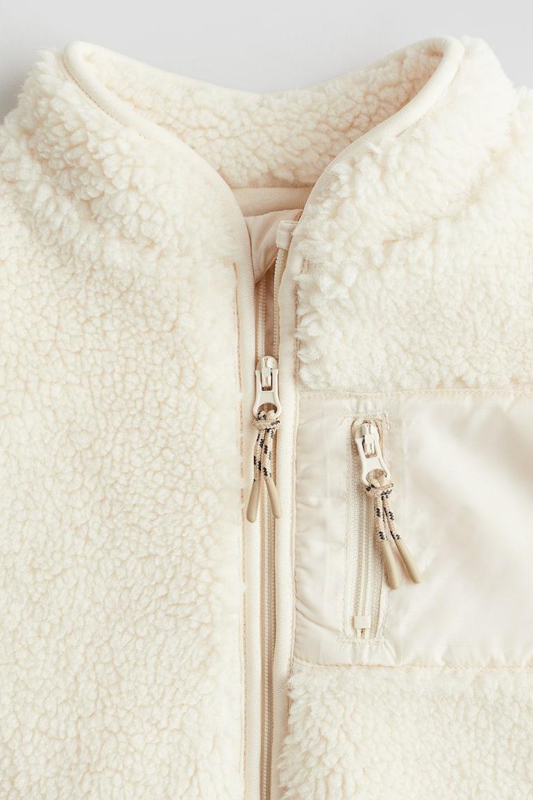 H&M Gilet In Pelliccia Di Pile - Crema - BAMBINO