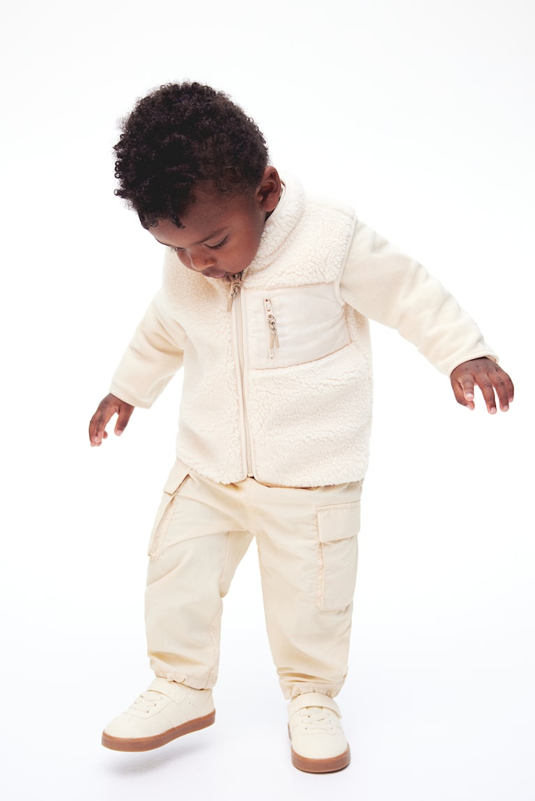 H&M Gilet In Pelliccia Di Pile - Turchese - BAMBINO