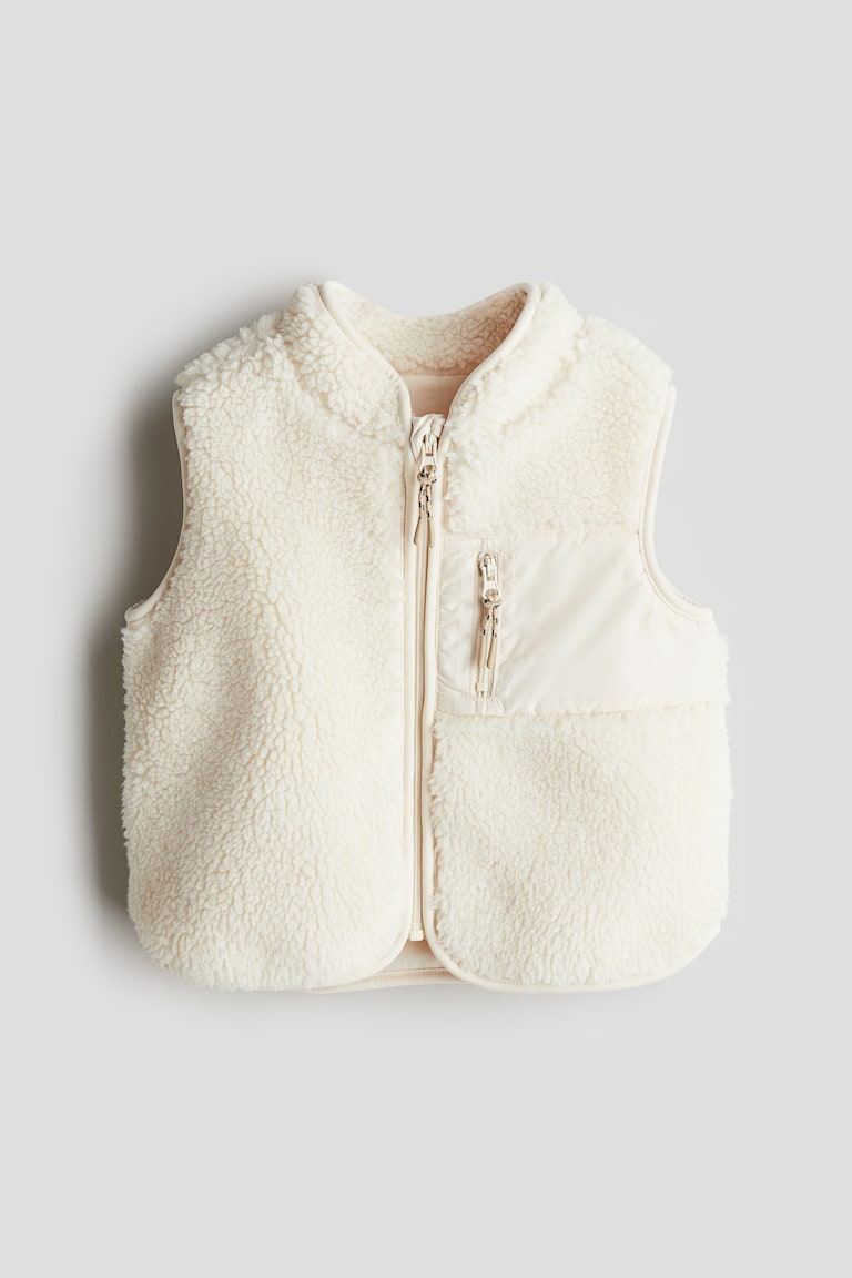 H&M Gilet In Pelliccia Di Pile - Turchese - BAMBINO