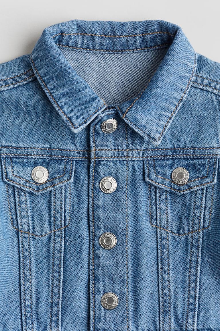H&M Giubbotto In Denim - Bianco - BAMBINO